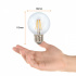 Tecnolite Foco Vintage Regulable LED, Luz Suave Cálida, Base E27, 4.5W, 450 Lúmenes, Transparente  3