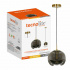 Tecnolite Lámpara Colgante HOGA, Interiores, máx. 60W, Base E27, Cristal, para Casa - No Incluye Foco  3