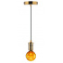 Tecnolite Lámpara Socket Colgante, Interiores, 8.5W, Base E27, Oro, para Casa/Iluminación Comercial - No Incluye Foco  2