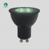 Tecnolite Foco LED, Luz de Luna Verde, Base GU10, 6W, Negro  2