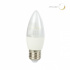 Tecnolite Foco Regulable Tipo Vela LED, Luz Suave Cálida, Base E27, 6W, 470 Lúmenes, Blanco  1