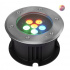 Tecnolite Lámpara LED de Piso Sumergible Chicago I, Exteriores, Luces de Colores, 7.5W, Base GX5.3, Acero, para Fuentes/Albercas  3