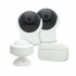 Tecnolite Kit de Vigilancia Monitoreo Básico de 2 Cámaras IP Inteligentes, con Sensor de Apertura y Sensor de Movimiento  2