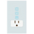 Tecnolite Interruptor de Luz Inteligente Power Creator II, 2 Botones + 1 Enchufe, Wi-Fi, Blanco  1