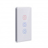 Tecnolite Interruptor de Luz Inteligente FRAME CREATOR III, 3 Botones, Wi-Fi, Blanco
