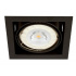 Tecnolite Lámpara para Techo Empotrable Nanchong, Interiores, máx. 50W, Base G53, Negro - No Incluye Foco  1