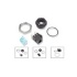 TE Connectivity Kit Jack con Tapa de Polvo, Tether, Eseal, Negro  1