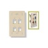 TE Connectivity Placa Vertical 406185-3, 4 Ventanas, Blanco  1