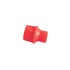 Telecom Security Conector Coaxial CaP Tipo F, Rojo  2