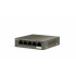 Switch Tenda Fast Ethernet TEF1105P-4-63W, 5 Puertos 10/100Mbps, 1 Gbit/s, 1000 Entradas - Administrable  1