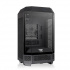 Gabinete Thermaltake The Tower 250, Mini-Tower, Mini-ITX, USB 3.0, sin Fuente, 2 Ventiladores Instalados, Negro/Blanco  3
