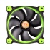 Ventilador Thermaltake Riing 12 LED Verde, 120mm, 1000 - 1500RPM, Negro/Verde