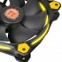 Ventilador Thermaltake Riing 12, LED Amarillo, 120mm, 1000-1500RPM, Negro/Amarillo  4