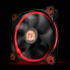 Ventilador Thermaltake Riing 14, LED Rojo, 140mm, 1400RPM, Negro/Rojo  2