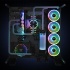 Ventilador Thermaltake Riing Trio 14 LED RGB, 140mm, 500 - 1400RPM, Negro/Gris - 3 Piezas  10