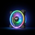 Ventilador Thermaltake Riing Trio 14 LED RGB, 140mm, 500 - 1400RPM, Negro/Gris - 3 Piezas  4
