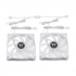 Ventilador Thermaltake LE120 ARGB Sync, 3x 120mm, 1500RPM, ARGB, Blanco - Imagen adicional 3