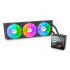 Thermaltake TH360 V3 Ultra ARGB Sync Enfriamiento Líquido para CPU, 3x 120mm, hasta 1500RPM, Negro