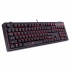 Teclado Gamer Tt sSPORTS MEKA PRO LED Rojo, Teclado Mecánico, Cherry MX Blue, Alámbrico, Negro (Inglés)  1