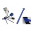 Thorsman Abrazadera para Cables, 15cm x 1.2cm, Azul, 5 Piezas  2