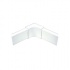 Thorsman Esquina Interior para Canaleta, Blanco  1