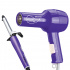 Timco Secadora y Tenaza Rizadora de Cabello COMTC1800TR21, 215° C, 2 Velocidades, Morado  2