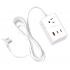 Tl Connect Smart Plug SMC3AC3USBMVBTCW, Wi-Fi, 3 Conectores, USB, 1200W, 10A - Imagen adicional 1