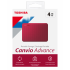 Disco Duro Externo Toshiba Canvio Advance 2.5", 4TB, USB, Rojo - para Mac/PC  6