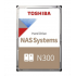 Disco Duro para NAS Toshiba N300 3.5", 22TB, SATA III, 6 Gbit/s, 7200RPM 512MB Caché