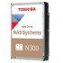 Disco Duro para NAS Toshiba N300 3.5", 16TB, SATA III, 6 Gbit/s, 7200RPM 512MB Caché