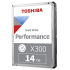 Disco Duro Interno Toshiba X300 3.5", 14TB, SATA III, 6 Gbit/s, 7200RPM, 512MB Caché  1