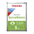 Disco Duro para Videovigilancia Toshiba HDWT150UZSVA 3.5", 5TB, SATA III, 6 Gbit/s, 5400RPM, 128MB Caché 