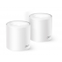 TP-Link Router con Sistema de Red Wi-Fi en Malla Deco X15, 2 x RJ-45, 1201 Mbit/s WLAN, Doble Banda 2.4/5 GHz, Wi-Fi 6, 2 Antenas Internas de 3 dBi, 2 Piezas