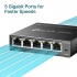 Switch TP-Link Gigabit Ethernet TL-SG105E, 5 Puertos 10/100/1000 Mbps, 2000 Entradas - No Administrable  4