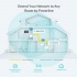 TP-Link Kit Adaptador Power Line TL-WPA7510 KIT, Inalámbrico, 1x RJ-45, 1000 Mbit/s