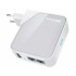 TP-LINK Punto de Acceso WiFi de Bolsillo / Router / Adaptador de TV / Repetidor TL-WR710N, 2x RJ-45  3