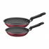 Tramontina Juego de Sartenes 2un Bergamo, 20cm/24cm, Antiadherente, 2 Piezas, Rojo  2