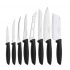 Tramontina Juego de Cuchillos Plenus, 8 Piezas, Acero Inoxidable, Negro - Imagen adicional 1
