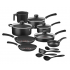 Tramontina Batería de Cocina 27899523, Aluminio, Antiadherente, 16 Piezas  1