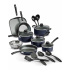 Tramontina Batería de Cocina Primaware, Aluminio, Antiadherente, 18 Piezas