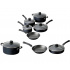 Tramontina Batería de Cocina Simple Cooking, Aluminio, Antiadherente, 9 Piezas, Azul