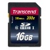 Memoria Flash Transcend, 16GB SDHC Clase 10