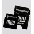 Memoria Flash Transcend, 2GB MiniSD con Adaptador  1