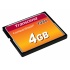 Memoria Flash Transcend, 4GB CompactFlash MLC  2