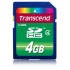 Memoria Flash Transcend, 4GB SDHC Clase 4  1