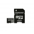 Memoria Flash Transcend, 4GB microSDHC Clase 4, con Adaptador  1