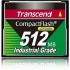 Memoria Flash Transcend CF2001 Industrial Grade, 512MB CompactFlash  1