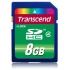 Memoria Flash Transcend, 8GB SDHC, Clase 4  1