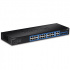 Switch Trendnet Gigabit Ethernet TEG-284WS (v1.0R), 24 Puertos 10/100/1000Mbps + 4 Puertos SPF, 56Gbit/s, 8000 Entradas - Administrable
