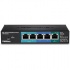 Switch Trendnet Gigabit Ethernet TPE-P521ES, 5 Puertos 10/100/1000Mbps, 10Gbit/s, 2048 Entradas - Administrable